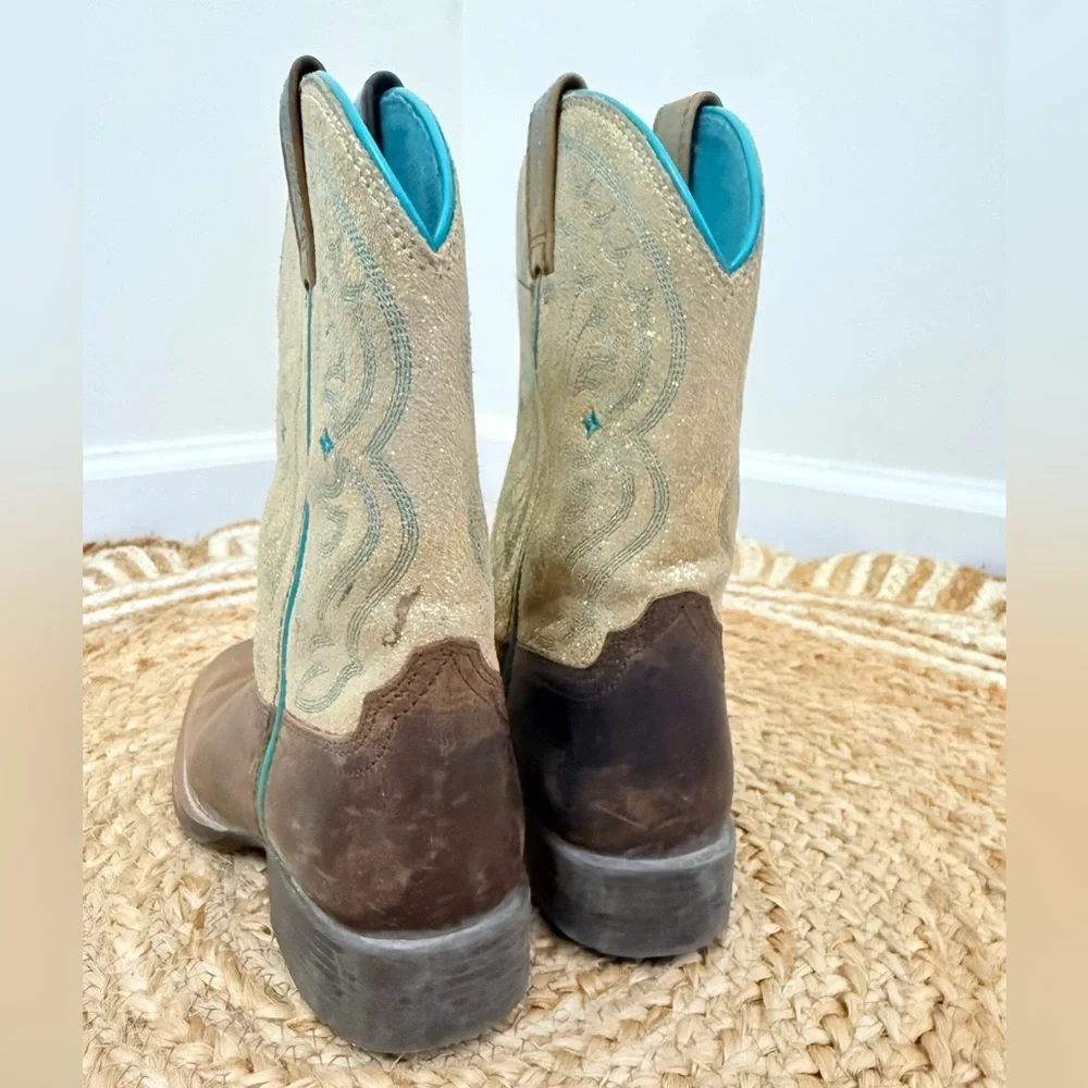 🌾 Ariat Quick Draw Turquoise‎ Leather Boots